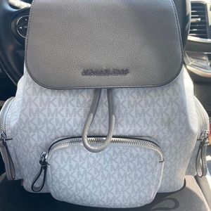 Michael Kors Abbey Medium Logo Backpack